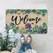 Spring Summer Hydrangea Doormat Outdoor Rug Purple Blue Flower Floral Front Welcome Decorative Door Mat Anti-Slip Rubber for Seasonal Kitchen Entrance Indoor Floor Decoration 17 x 29 Inch